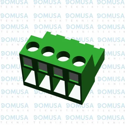 Connecteur vert 4 pôles